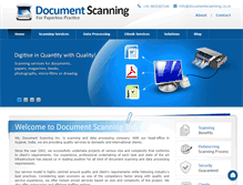 Tablet Screenshot of documentscanning.co.in