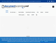Tablet Screenshot of documentscanning.net